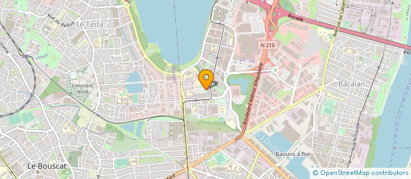 localisation de l'entreprise AD LIBITUM à BORDEAUX
