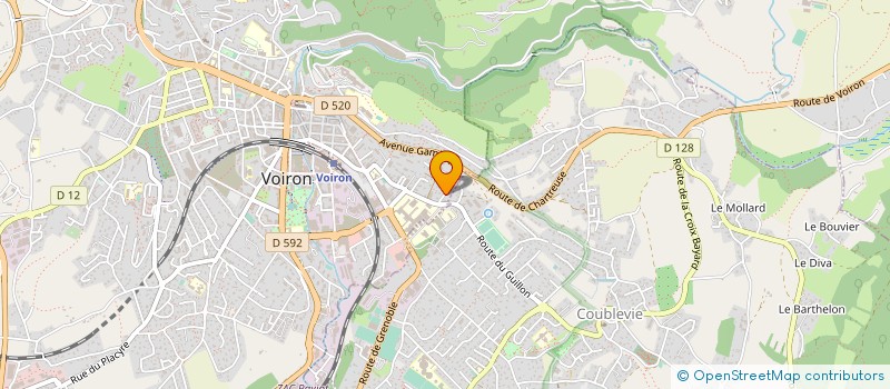 localisation de l'entreprise AD LIBITUM à VOIRON