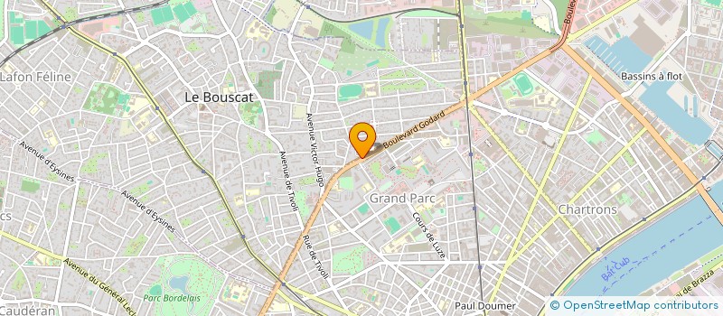 localisation de l'entreprise AD LIBITUM  LE BOUSCAT