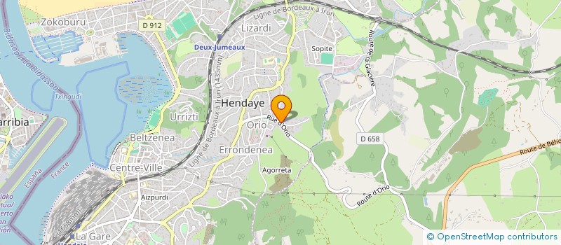 localisation de l'entreprise AD LIBITUM à HENDAYE