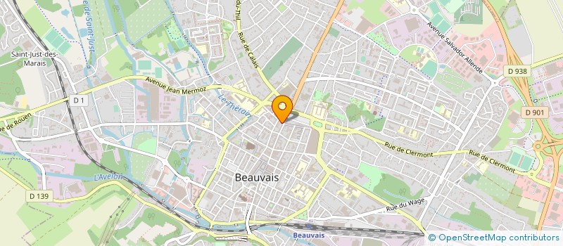 localisation de l'entreprise AD LIBITUM  BEAUVAIS