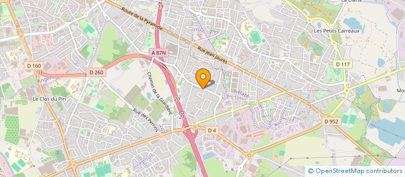 localisation de l'entreprise AD LIBITUM MONTESSORI  LES PONTS-DE-CE