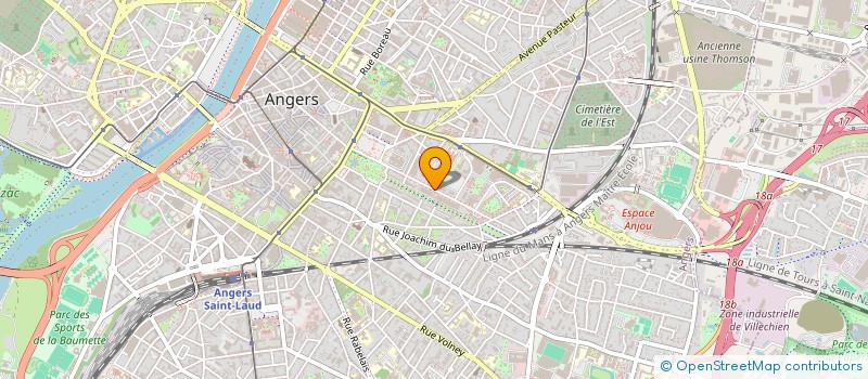 localisation de l'entreprise AD LION à ANGERS