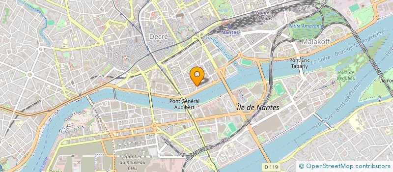 localisation de l'entreprise AD LITEM à NANTES