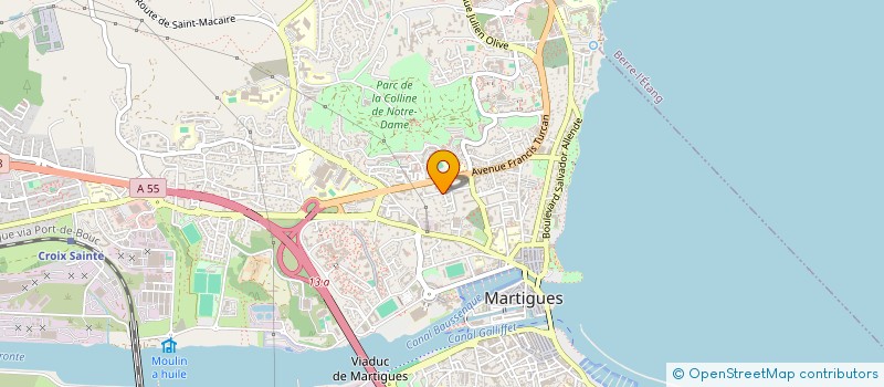 localisation de l'entreprise AD-LOC à MARTIGUES