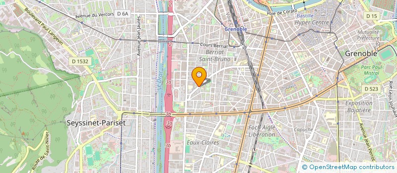 localisation de l'entreprise AD LUCEM à GRENOBLE