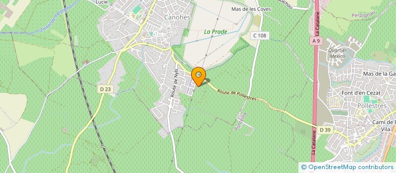 localisation de l'entreprise AD & LUDYKE à CANOHES