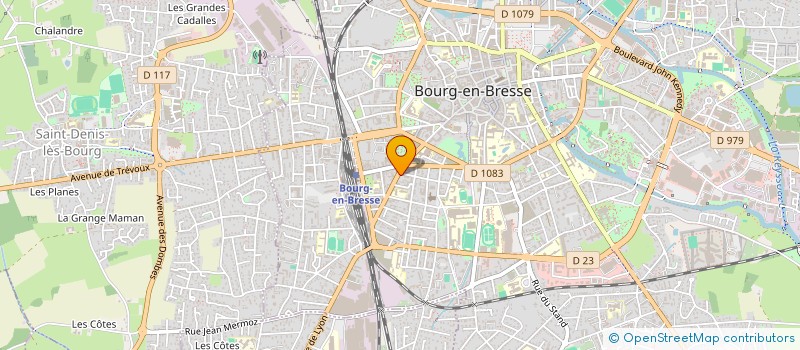 localisation de l'entreprise AD LYON à BOURG-EN-BRESSE