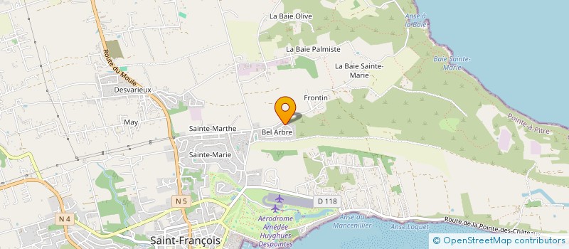 localisation de l'entreprise AD'ME à SAINT-FRANCOIS
