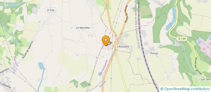 localisation de l'entreprise AD MENUISERIE  BONNEFAMILLE