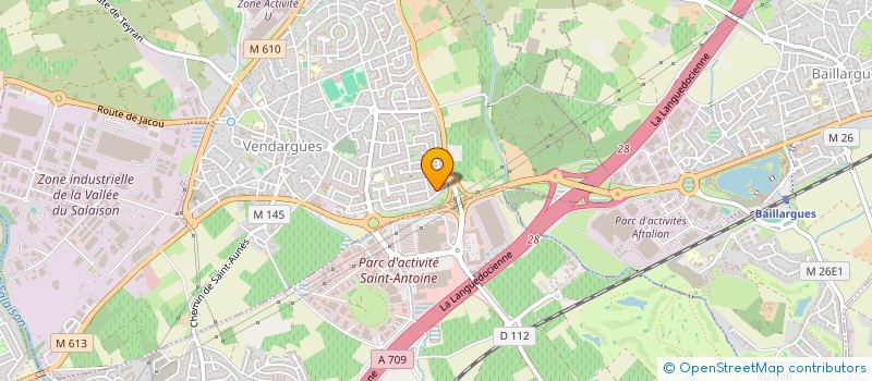 localisation de l'entreprise AD METAUX à VENDARGUES