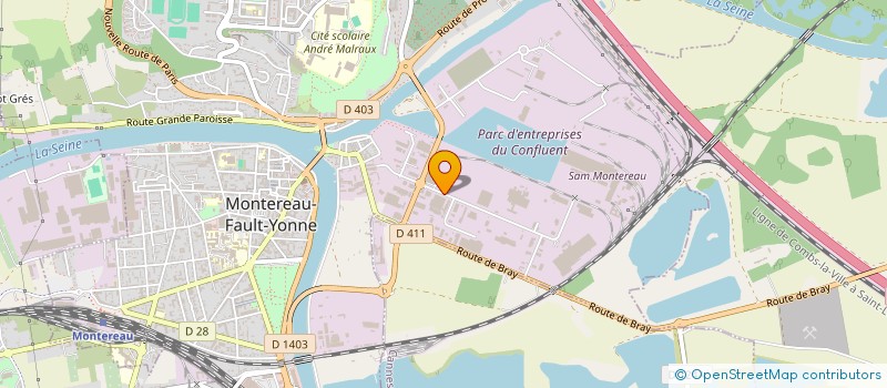 localisation de l'entreprise AD'MIRATIO'N à MONTEREAU-FAULT-YONNE