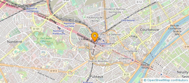 localisation de l'entreprise AD'MISSIONS ACCESS à PUTEAUX