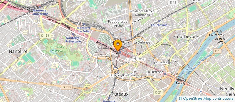 localisation de l'entreprise AD'MISSIONS CONNECT  PUTEAUX