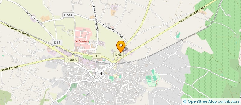 localisation de l'entreprise AD MOTOCULTURE à TRETS