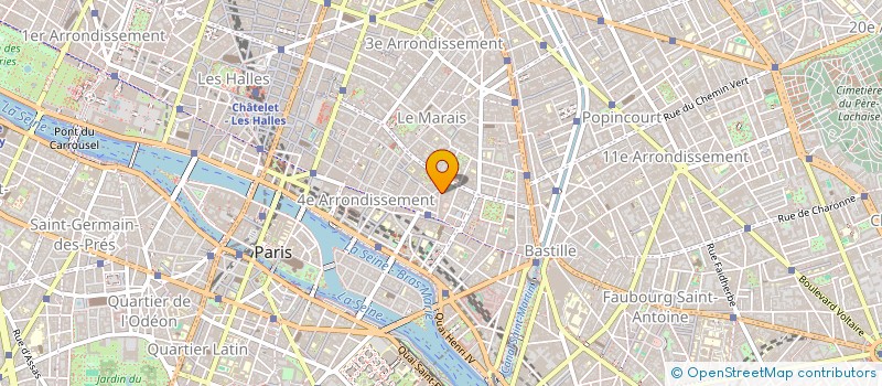 localisation de l'entreprise AD- MP  PARIS