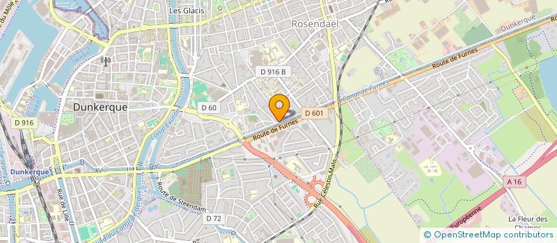 localisation de l'entreprise AD NET à DUNKERQUE