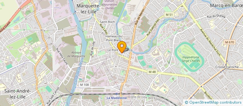 localisation de l'entreprise AD NETWORK à MARCQ-EN-BARŒUL