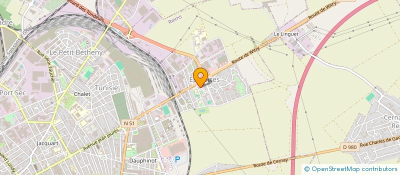 localisation de l'entreprise AD'O PLOMBERIE CHAUFFAGE  REIMS