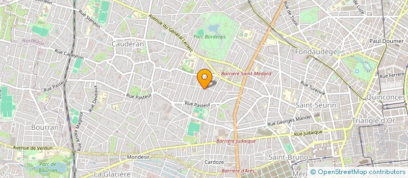 localisation de l'entreprise AD OPTIC à BORDEAUX