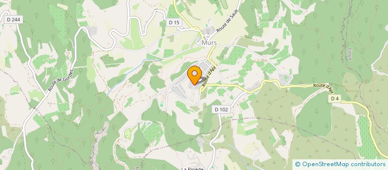 localisation de l'entreprise AD'OPTIMUM à MURS