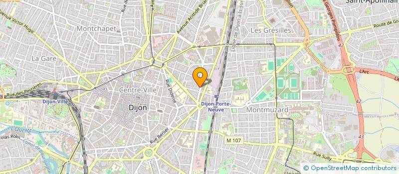 localisation de l'entreprise AD OPTIQUE à DIJON