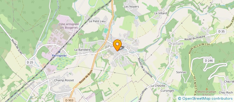 localisation de l'entreprise AD'ORIS  PERRIGNIER