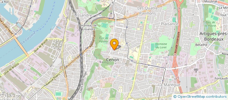 localisation de l'entreprise AD-PAIERH  CENON