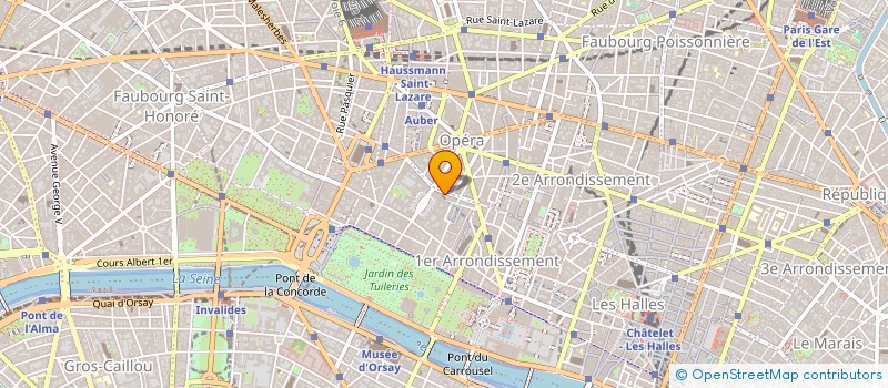 localisation de l'entreprise AD PARFUMS à PARIS