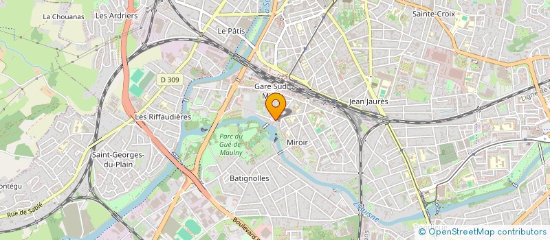 localisation de l'entreprise AD PAROISSE ST BERTRAND  LE MANS