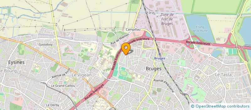 localisation de l'entreprise AD PATRES  BRUGES