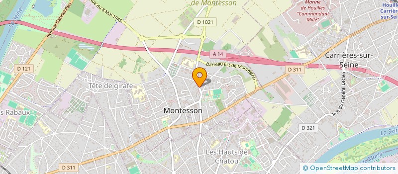 localisation de l'entreprise AD PATRIMOINE à MONTESSON