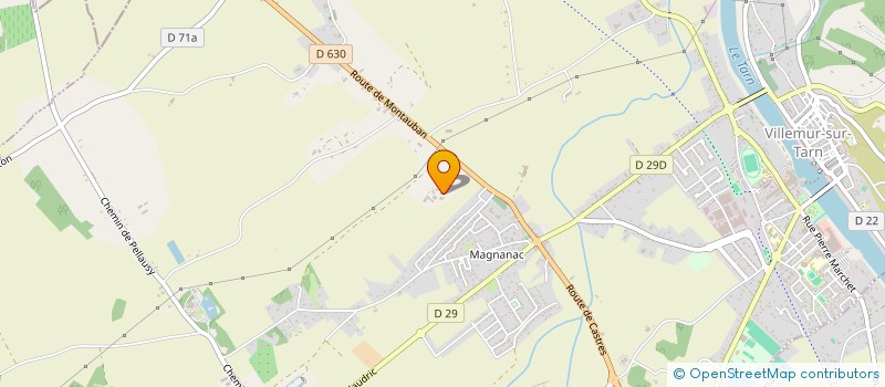 localisation de l'entreprise AD PEINTURE  VILLEMUR-SUR-TARN