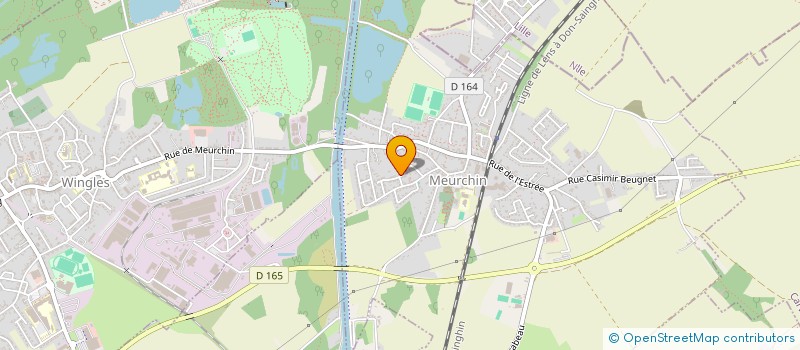 localisation de l'entreprise AD PEINTURES & SOLS  MEURCHIN