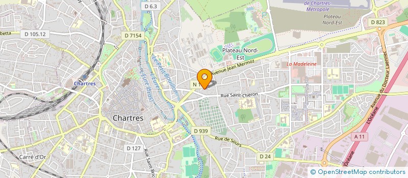 localisation de l'entreprise AD PERE ET FILLE à CHARTRES