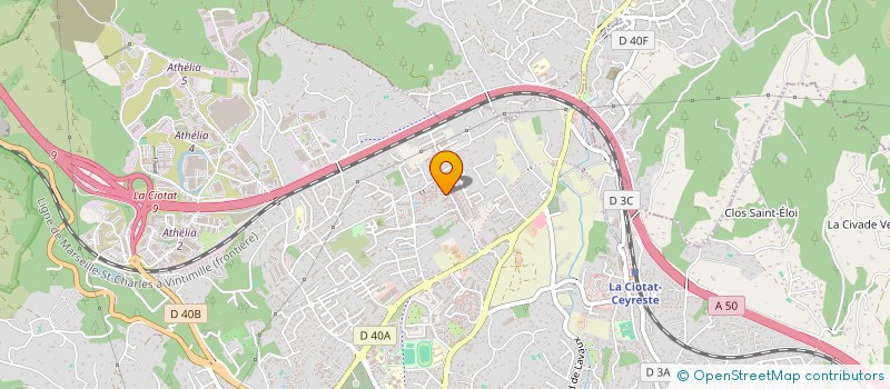 localisation de l'entreprise AD-PERFORMANCE  LA CIOTAT