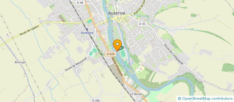 localisation de l'entreprise AD PILOTAGE CONVOIS EXCEPTIONNELS  AUTERIVE