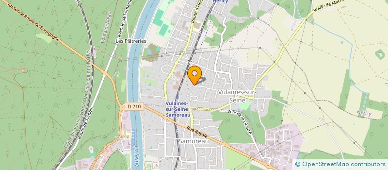 localisation de l'entreprise AD.PJP  VULAINES-SUR-SEINE