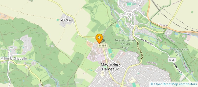 localisation de l'entreprise AD 'PLAK  MAGNY-LES-HAMEAUX