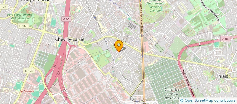 localisation de l'entreprise AD PLOMBERIE  CHEVILLY-LARUE