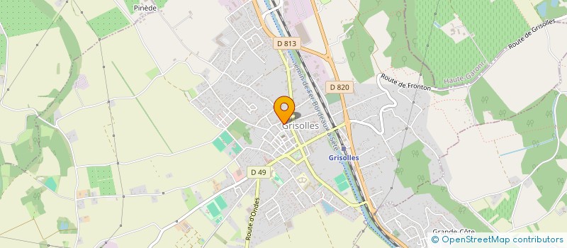 localisation de l'entreprise AD PLOMBERIE  GRISOLLES