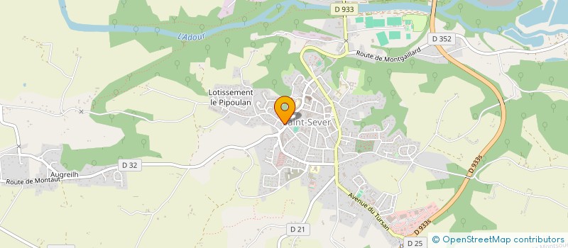 localisation de l'entreprise AD POUGA à SAINT-SEVER