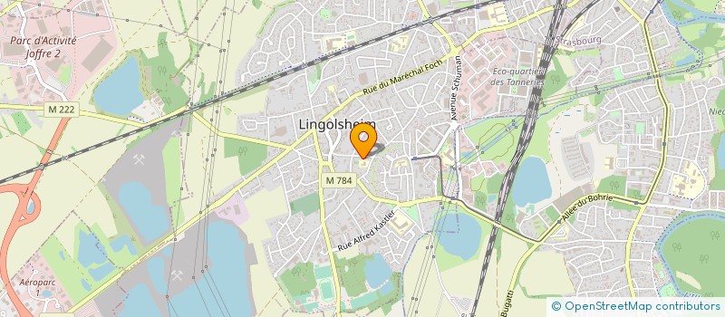localisation de l'entreprise AD PRESTATIONS à LINGOLSHEIM