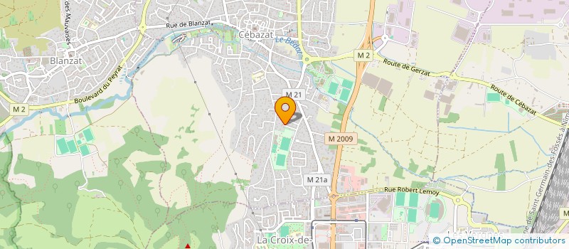 localisation de l'entreprise AD PRESTIGE  CEBAZAT