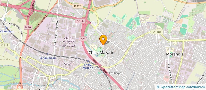 localisation de l'entreprise AD PRESTIGE VTC  CHILLY-MAZARIN
