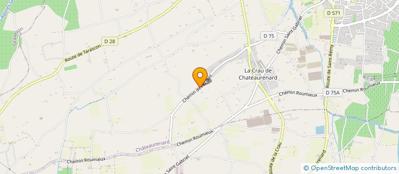 localisation de l'entreprise AD PRIMEURS à CHATEAURENARD