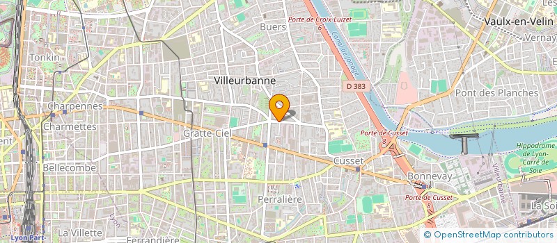 localisation de l'entreprise AD PRO  VILLEURBANNE