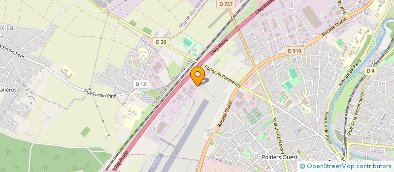 localisation de l'entreprise AD PRODUCTION à ITEUIL