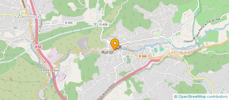 localisation de l'entreprise AD-PRODUCTION  AURIOL