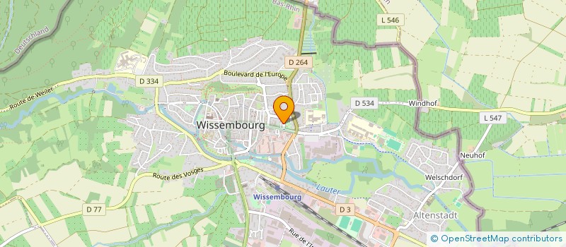 localisation de l'entreprise AD PROFORMS à WISSEMBOURG